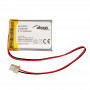 Akyga AKY0822 LP293441 Li-Po aku 3,7 V 400 mAh PCM-kaitsega, 2-kontaktiline pistik, 150 mm juhtmed