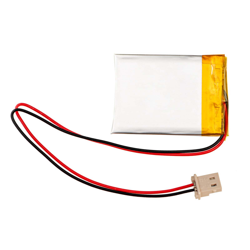 Akyga AKY0822 LP293441 Li-Po aku 3,7 V 400 mAh PCM-kaitsega, 2-kontaktiline pistik, 150 mm juhtmed