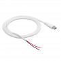 Akyga AK-SC-40 USB-C (isane) hoolduskaabel vaba otsaga, 60 W (20 V / 3 A), 1 m, valge