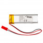 Akyga AKY0655 LP602158 Li-Po aku 3,7 V 750 mAh PCM-kaitsega, JST 2,54 mm 2-kontaktiline pistik, 150 mm juhtmed
