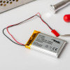 Akyga AKY0655 LP602158 Li-Po aku 3,7 V 750 mAh PCM-kaitsega, JST 2,54 mm 2-kontaktiline pistik, 150 mm juhtmed