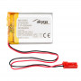 Akyga AKY0300 LP303040 Li-Po aku 3,7 V 320 mAh PCM-kaitsega, JST 2,54 mm 2-kontaktiline pistik, 150 mm juhtmed