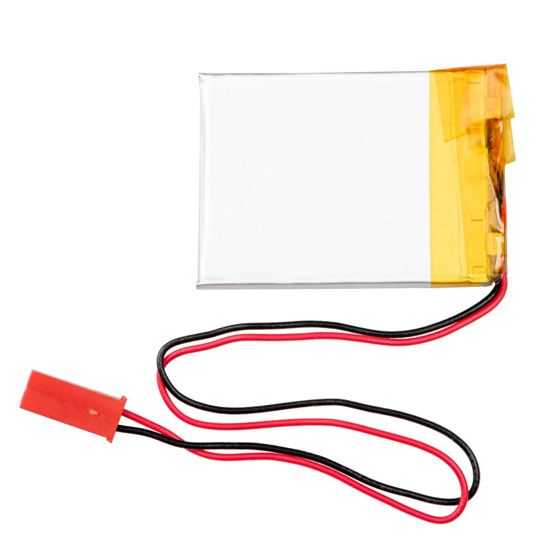 Akyga AKY0300 LP303040 Li-Po aku 3,7 V 320 mAh PCM-kaitsega, JST 2,54 mm 2-kontaktiline pistik, 150 mm juhtmed