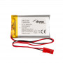 Akyga AKY0108 LP603048 Li-Po aku 3,7 V 850 mAh PCM-kaitsega, JST 2,54 mm 2-kontaktiline pistik, 150 mm juhtmed
