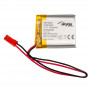 Akyga AKY0622 LP883440 Li-Po aku 3,7 V 1200 mAh PCM-iga, JST 2,54 mm 2-kontaktiline pistik, 150 mm juhtmed