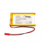 Akyga AKY0105 LP584070 Li-Po aku 3,7 V 1500 mAh PCM-iga, JST 2,54 mm 2-kontaktiline pistik, 150 mm juhtmed