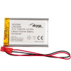 Akyga AKY0646 LP623255 Li-Po aku 3,7 V 1100 mAh PCM-iga, JST 2,54 mm 2-kontaktiline pistik, 150 mm juhtmed