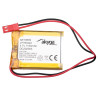 Akyga AKY0659 LP783442 Li-Po aku 3,7 V 1150 mAh PCM-iga, JST 2,54 mm 2-kontaktiline pistik, 150 mm juhtmed
