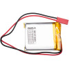 Akyga AKY0659 LP783442 Li-Po aku 3,7 V 1150 mAh PCM-iga, JST 2,54 mm 2-kontaktiline pistik, 150 mm juhtmed