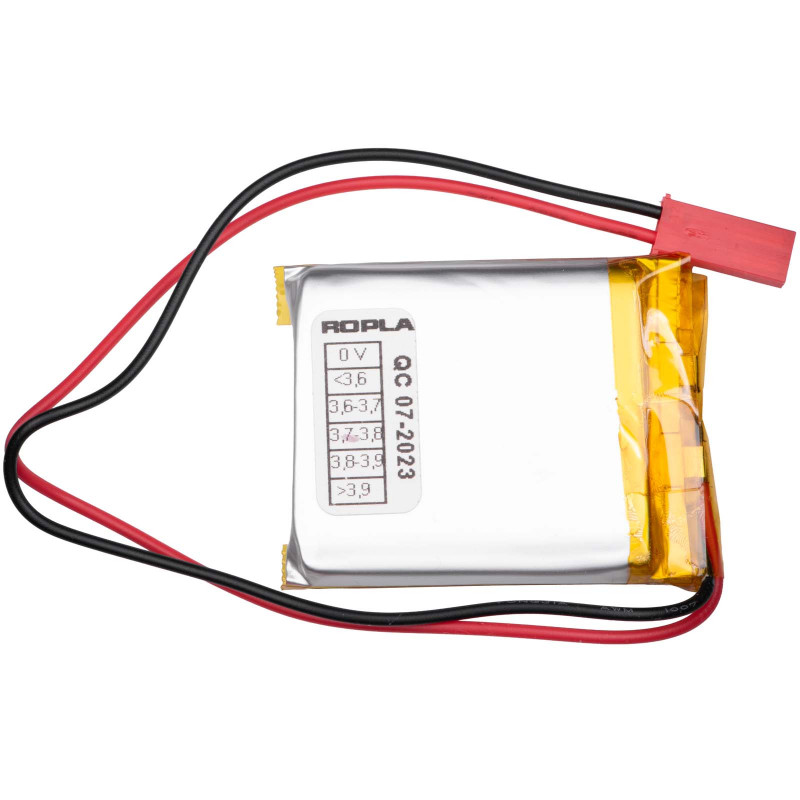 Akyga AKY0659 LP783442 Li-Po aku 3,7 V 1150 mAh PCM-iga, JST 2,54 mm 2-kontaktiline pistik, 150 mm juhtmed