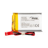 Akyga AKY0383 LP443450 Li-Po aku 3,7 V 750 mAh PCM-iga, JST 2,54 mm 2-kontaktiline pistik, 150 mm juhtmed