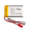 Akyga AKY0099 LP903450 Li-Po aku 3,7 V 1600 mAh PCM-iga, JST 2,54 mm 2-kontaktiline pistik, 150 mm juhtmed