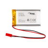 Akyga AKY0653 LP103740 Li-Po aku 3,7 V 1580 mAh PCM-iga, JST 2,54 mm 2-kontaktiline pistik, 150 mm juhtmed
