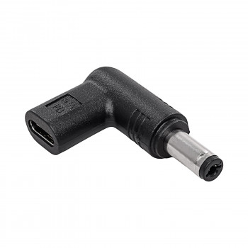 Akyga AK-ND-C02 USB-C – DC 5,5 x 2,1 mm adapter sülearvuti laadimiseks, 18,5-20 V, 100 W