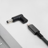 Akyga AK-ND-C02 USB-C – DC 5,5 x 2,1 mm adapter sülearvuti laadimiseks, 18,5-20 V, 100 W