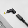 Akyga AK-ND-C03 USB-C – DC 4,8 x 1,7 mm adapter sülearvuti laadimiseks, 18,5-20 V, 100 W