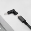 Akyga AK-ND-C06 USB-C – DC 3,0 x 1,0 mm adapter sülearvuti laadimiseks, 18,5-20 V, 100 W