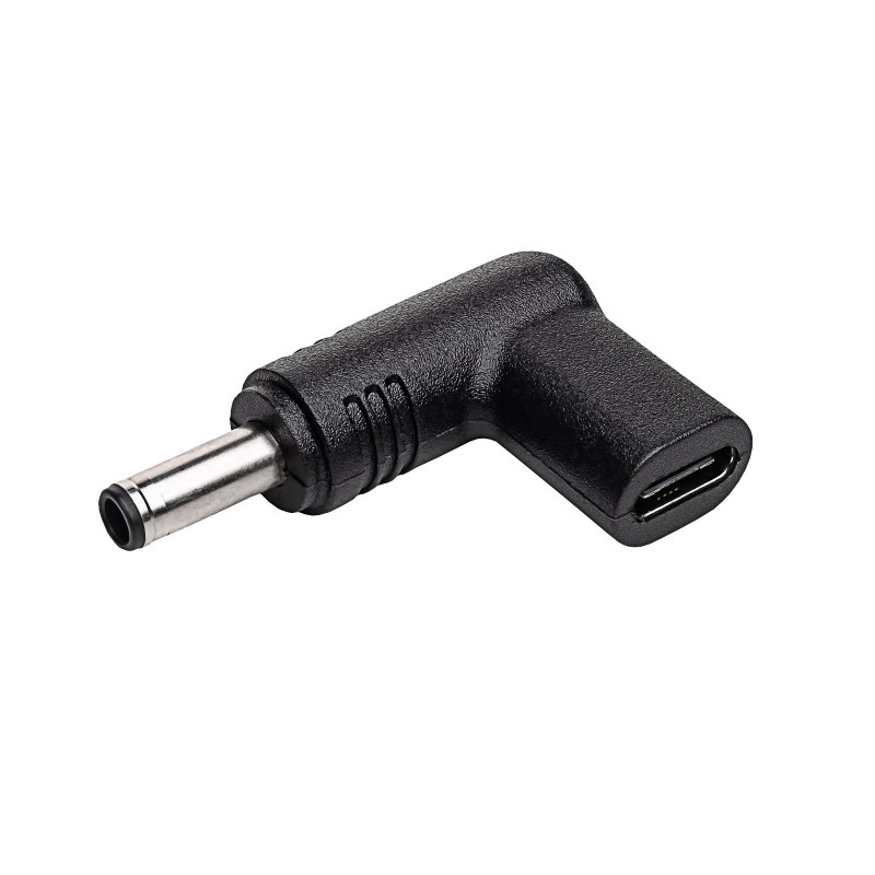 Akyga AK-ND-C10 USB-C – DC 4,5 x 3,0 mm + tihvt adapter sülearvuti laadimiseks, 18,5-20 V, 100 W, Dell sülearvutitele