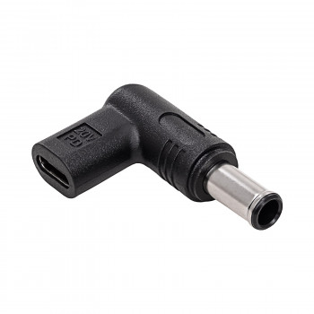 Akyga AK-ND-C14 USB-C – DC 6,5 x 4,4 mm + tihvt adapter sülearvuti laadimiseks, 18,5-20 V, 100 W