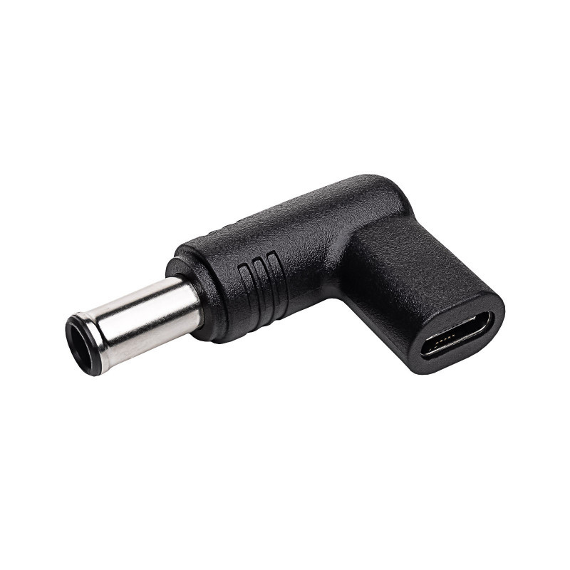 Akyga AK-ND-C14 USB-C – DC 6,5 x 4,4 mm + tihvt adapter sülearvuti laadimiseks, 18,5-20 V, 100 W