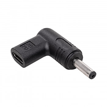Akyga AK-ND-C15 USB-C – DC 4,0 x 1,3 mm adapter sülearvuti laadimiseks, 18,5-20 V, 100 W