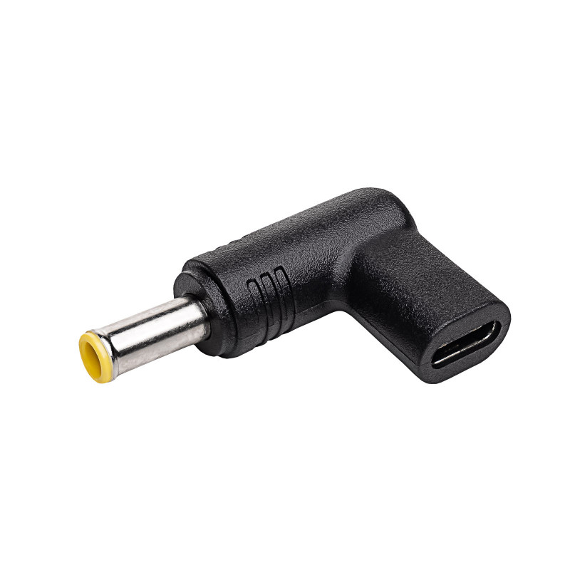 Akyga AK-ND-C16 USB-C – DC 5,5 x 3,0 mm + tihvt adapter sülearvuti laadimiseks, 18,5-20 V, 100 W