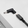 Akyga AK-ND-C17 USB-C – DC 4,8 x 1,7 mm adapter sülearvuti laadimiseks, 18,5-20 V, 100 W