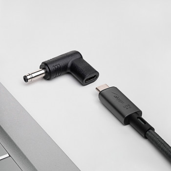 Akyga AK-ND-C17 USB-C – DC 4,8 x 1,7 mm adapter sülearvuti laadimiseks, 18,5-20 V, 100 W