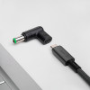 Akyga AK-ND-C18 USB-C – DC 6,3 x 3,0 mm adapter sülearvuti laadimiseks, 15-16 V, 100 W