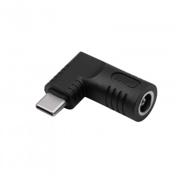 Akyga AK-ND-D04 DC 6,5 x 4,4 mm + tihvt – USB-C PD adapter sülearvutilaadijale, 65 W