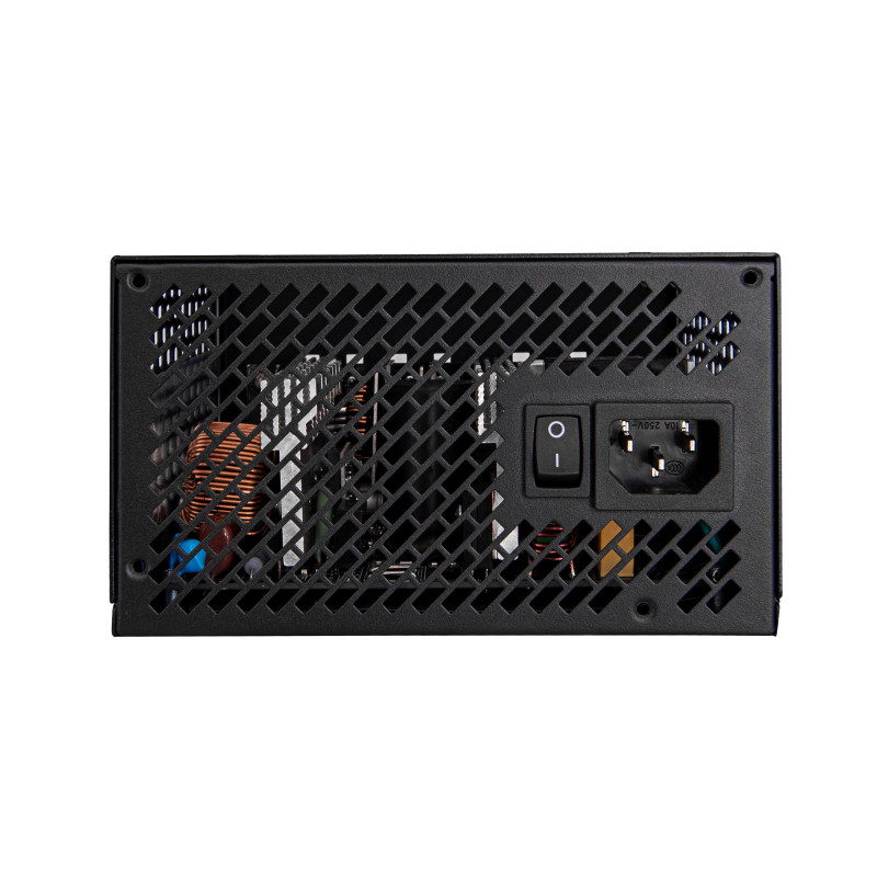 Akyga AK-FL-500 ventilaatorita ATX-toiteplokk 500 W, täielikult modulaarne, 80 PLUS, APFC