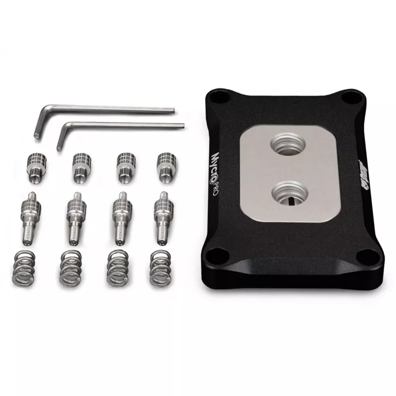 Thermal Grizzly Mycro Pro Stainless Steel protsessorijahuti, AMD AM4/AM5, must/hõbedane