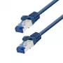 LogiLink CP4016S Cat.6A CCA S/FTP LSZH patch-kaabel, 0,25 m, EconLine, sinine