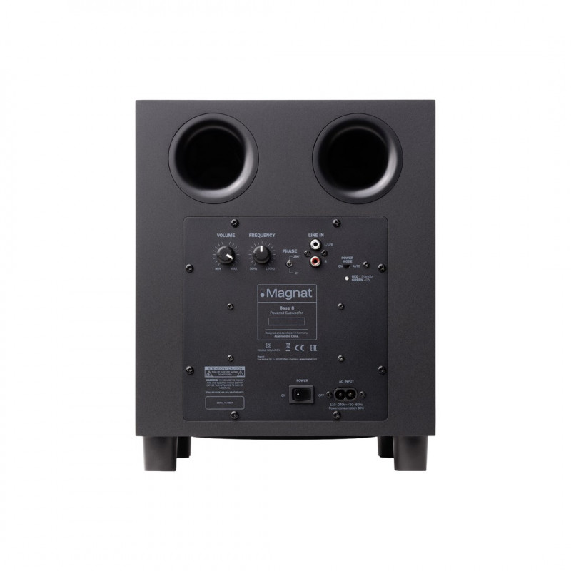 Magnat Base 8 aktiivne subwoofer, must