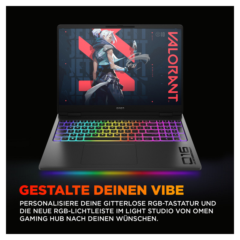 HP Omen MAX 16-ak0693ng BJ0V6EA#ABD sülearvuti, AMD Ryzen AI 9 HX 375, 32 GB RAM, 1 TB SSD, NVIDIA GeForce RTX 5070 Ti