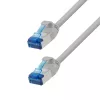 LogiLink CP5002S Cat.6A S/FTP võrgukaabel, LSZH, SlimLine, 0,15 m, hall