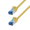 LogiLink CP5007S Cat.6A S/FTP võrgukaabel, LSZH, SlimLine, 0,15 m, kollane