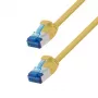 LogiLink CP5007S Cat.6A S/FTP võrgukaabel, LSZH, SlimLine, 0,15 m, kollane