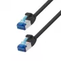 LogiLink CP5053S Cat.6A S/FTP Etherneti ühenduskaabel, SlimLine, 2 m, must
