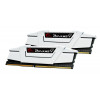 G.Skill Ripjaws V F4-3600C16D-16GVWC DDR4-3600 mälukomplekt, 16 GB (2 x 8 GB), CL16, XMP2, valge