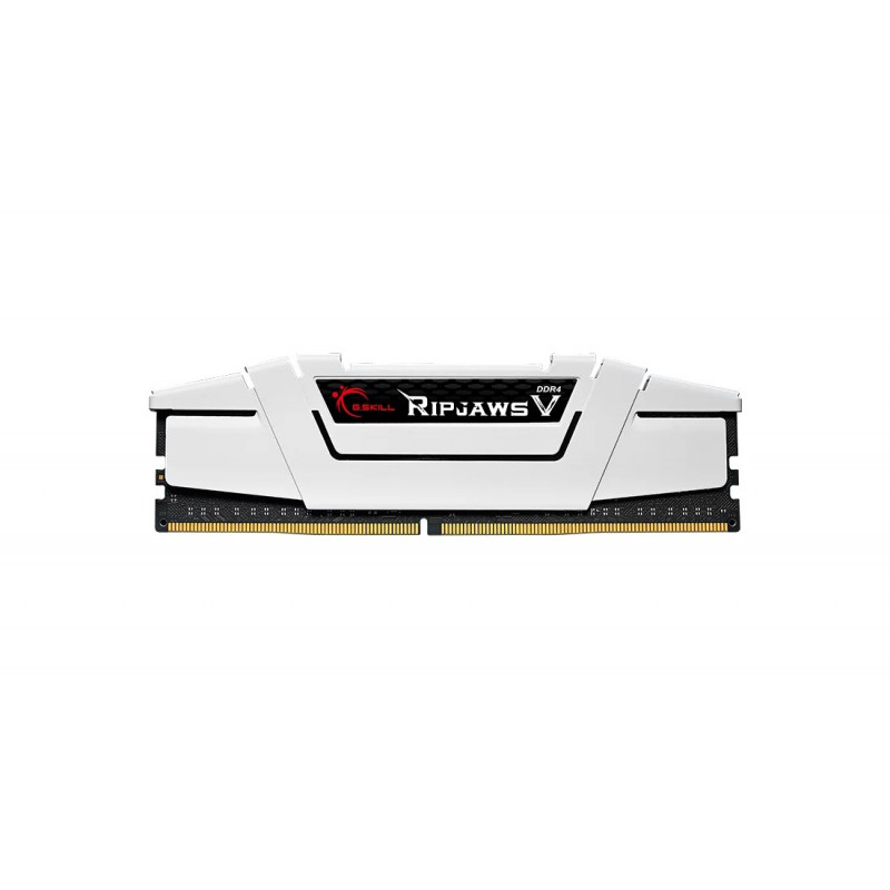 G.Skill Ripjaws V F4-3600C16D-32GVWC DDR4-3600 mälukomplekt, 32 GB (2 x 16 GB), CL16, XMP2, valge