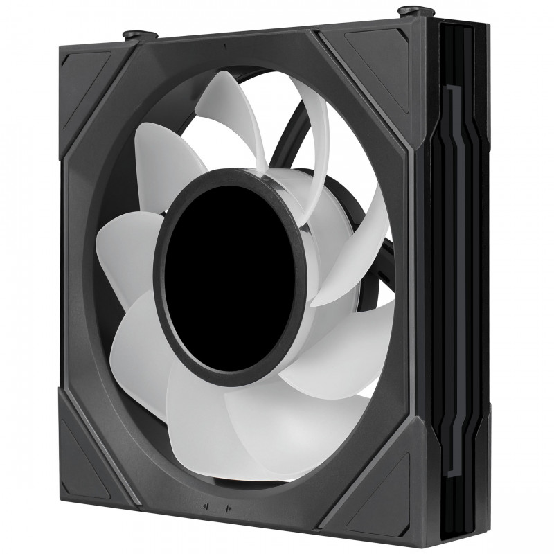 Lian Li UNI FAN SL-INF LCD FLEX Wireless korpuse ventilaatorid (3 tk) juhtseadmega, ARGB ja LCD, Reverse Blade, 120 mm, mustad