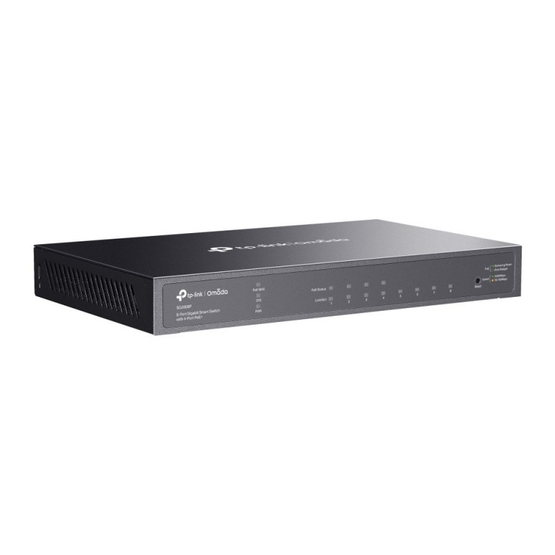 TP-Link SG2008P (TL-SG2008P) JetStream 8-pordiline Gigabit nutilüliti 4 PoE+ pordiga