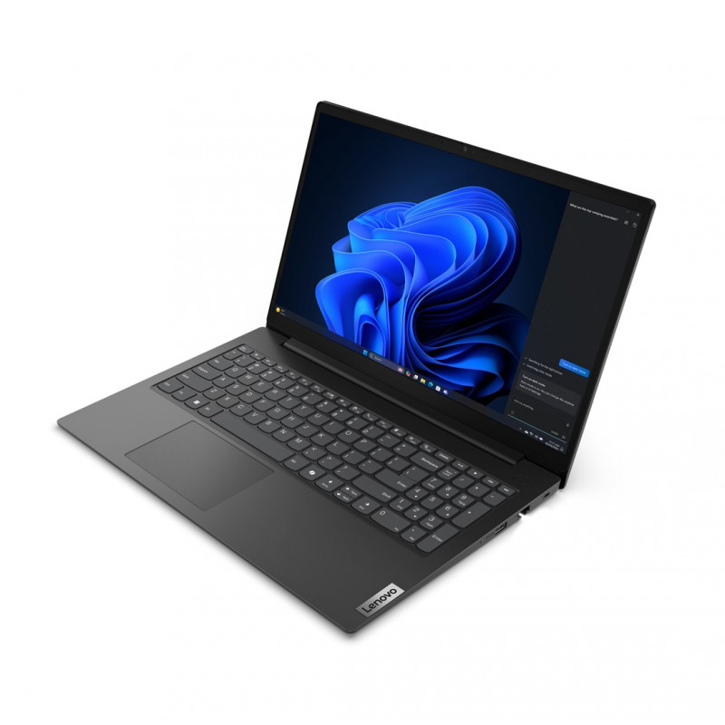 Lenovo V15 G5 IRL 15,6-tolline sülearvuti, i5-13420H, 8 GB DDR5, 512 GB SSD, Windows 11 Pro, must, Lenovo Casual Backpack B210 seljakotiga