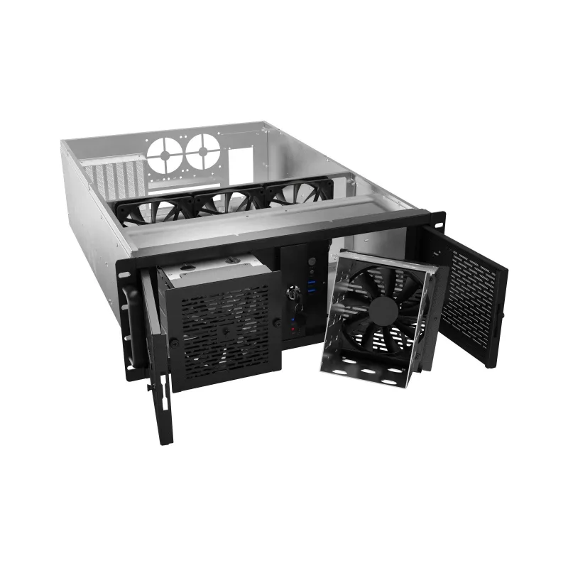 Lanberg SC01-6504-12B serveri korpus, E-ATX 650/12, 19-tolline, 4U