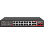 Getfort GF-120G-16P-240 PoE-lüliti, 16 x 10/100 PoE + 2 x GE + 2 x SFP, 240 W