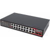 Getfort GF-120G-16P-240 PoE-lüliti, 16 x 10/100 PoE + 2 x GE + 2 x SFP, 240 W