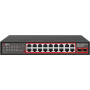 Getfort GF-220G-16P-240 PoE-lüliti, 16 x GE PoE + 2 x GE + 2 x SFP, 240 W