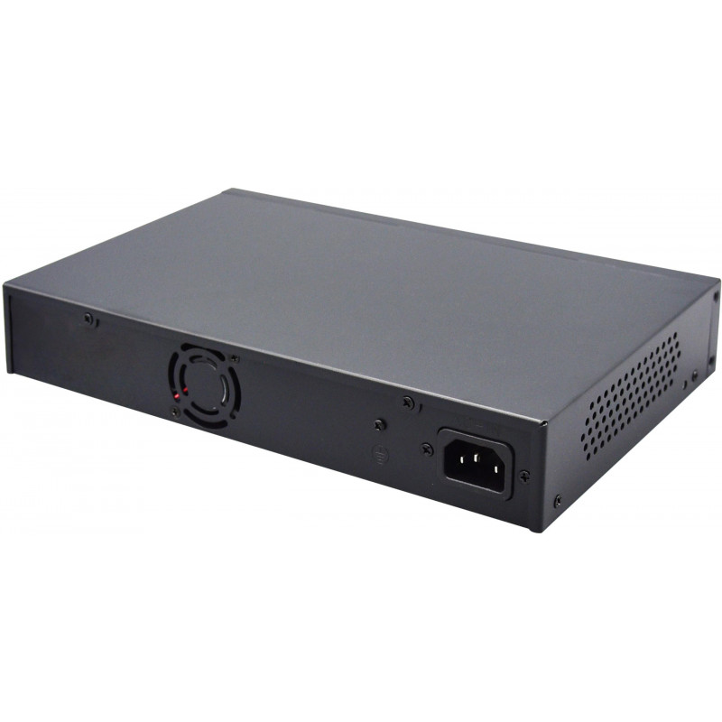 Getfort GF-220G-16P-240 PoE-lüliti, 16 x GE PoE + 2 x GE + 2 x SFP, 240 W