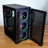 Kolink AM2 ARGB Midi Tower arvutikorpus, ATX, karastatud klaas, komplektis 4x 120 mm ventilaatorit, must